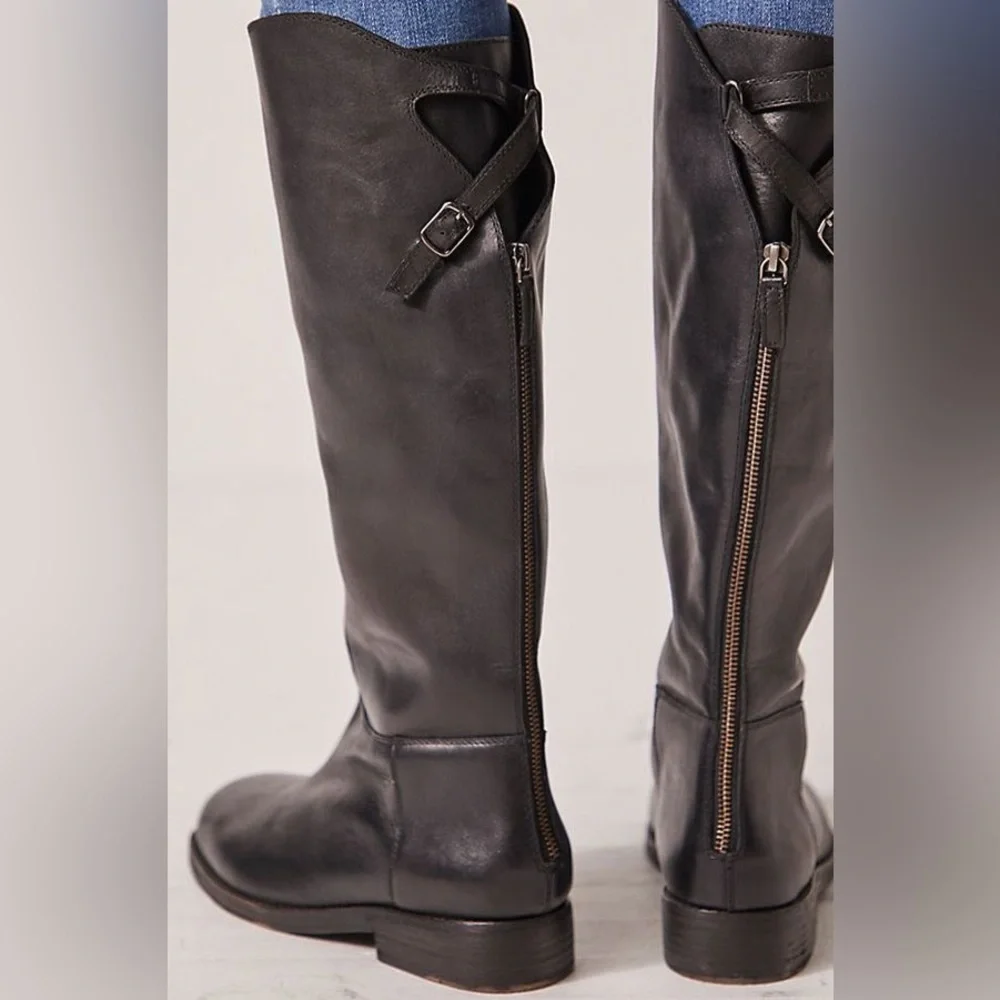 Free People Everly Equestrian Boots Size 9.5